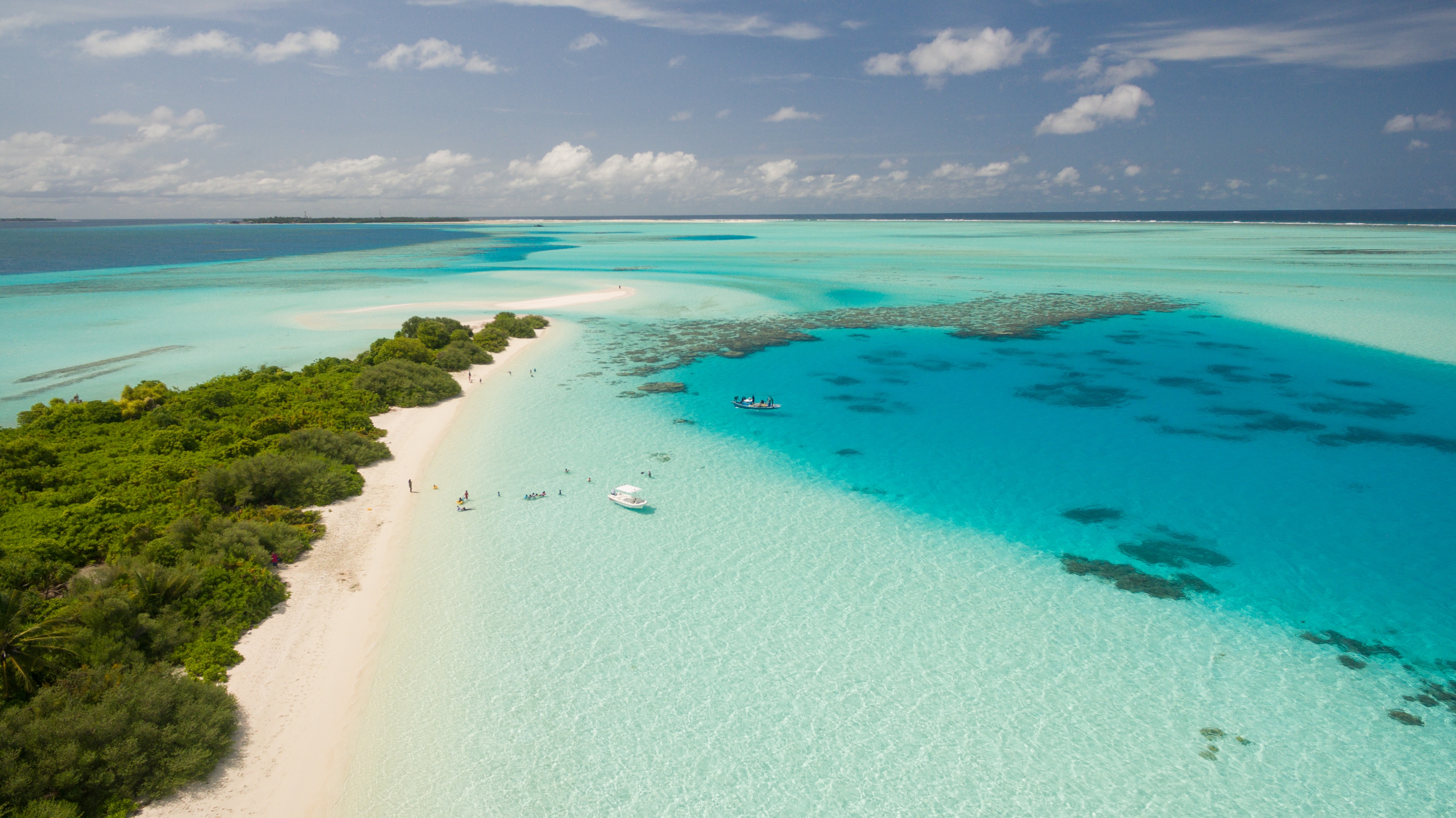 A Caribbean beach