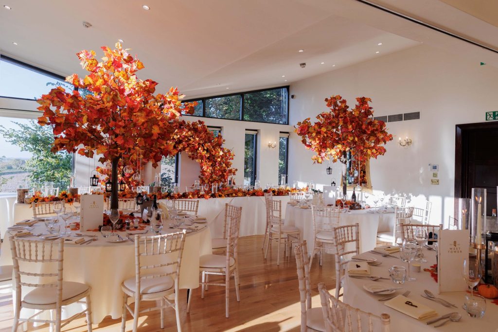 autumn wedding West Tower