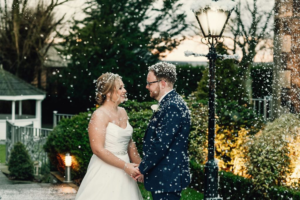 winter wedding West Tower