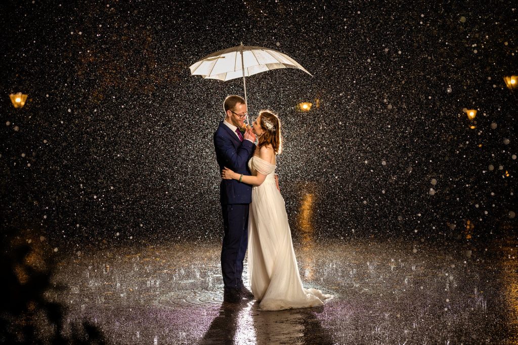 winter wedding West Tower