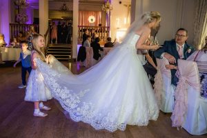 West Tower romantic wedding