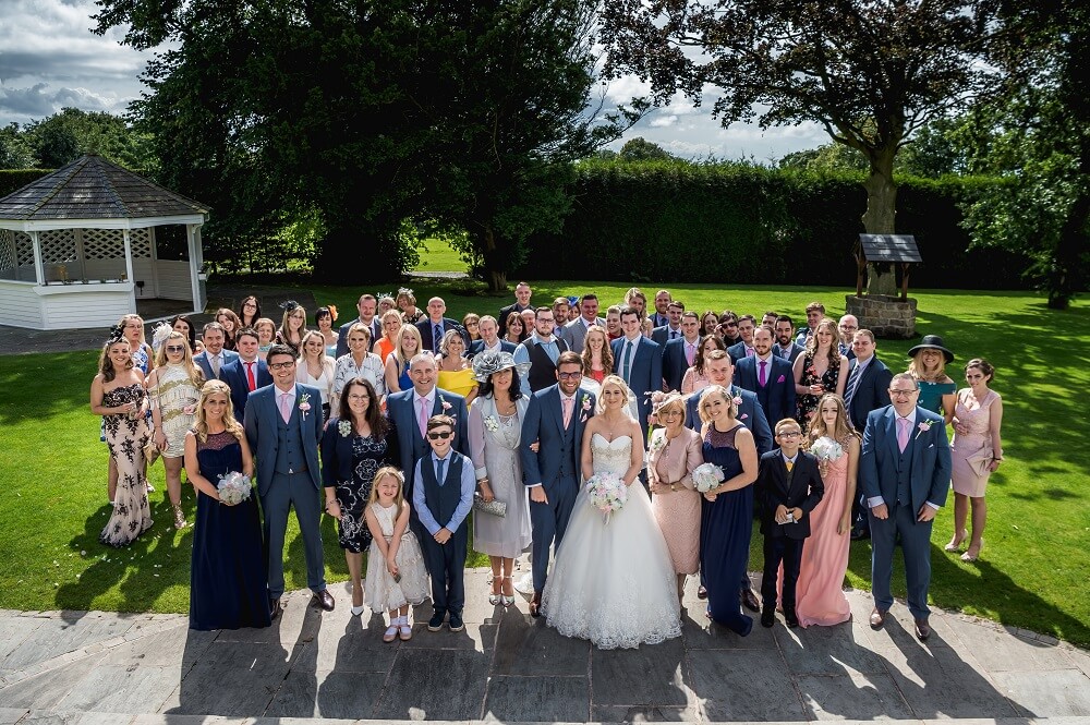 West Tower romantic wedding