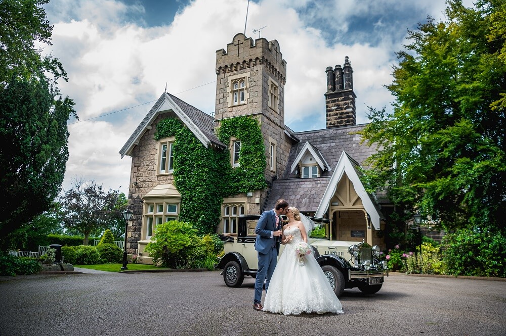 West Tower romantic wedding